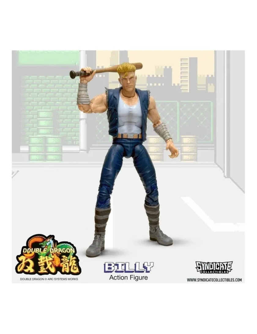 Syndicate Collectibles Double Dragon Billy Lee Deluxe Action Figure