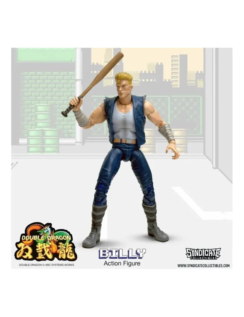 Syndicate Collectibles Double Dragon Billy Lee Deluxe Action Figure