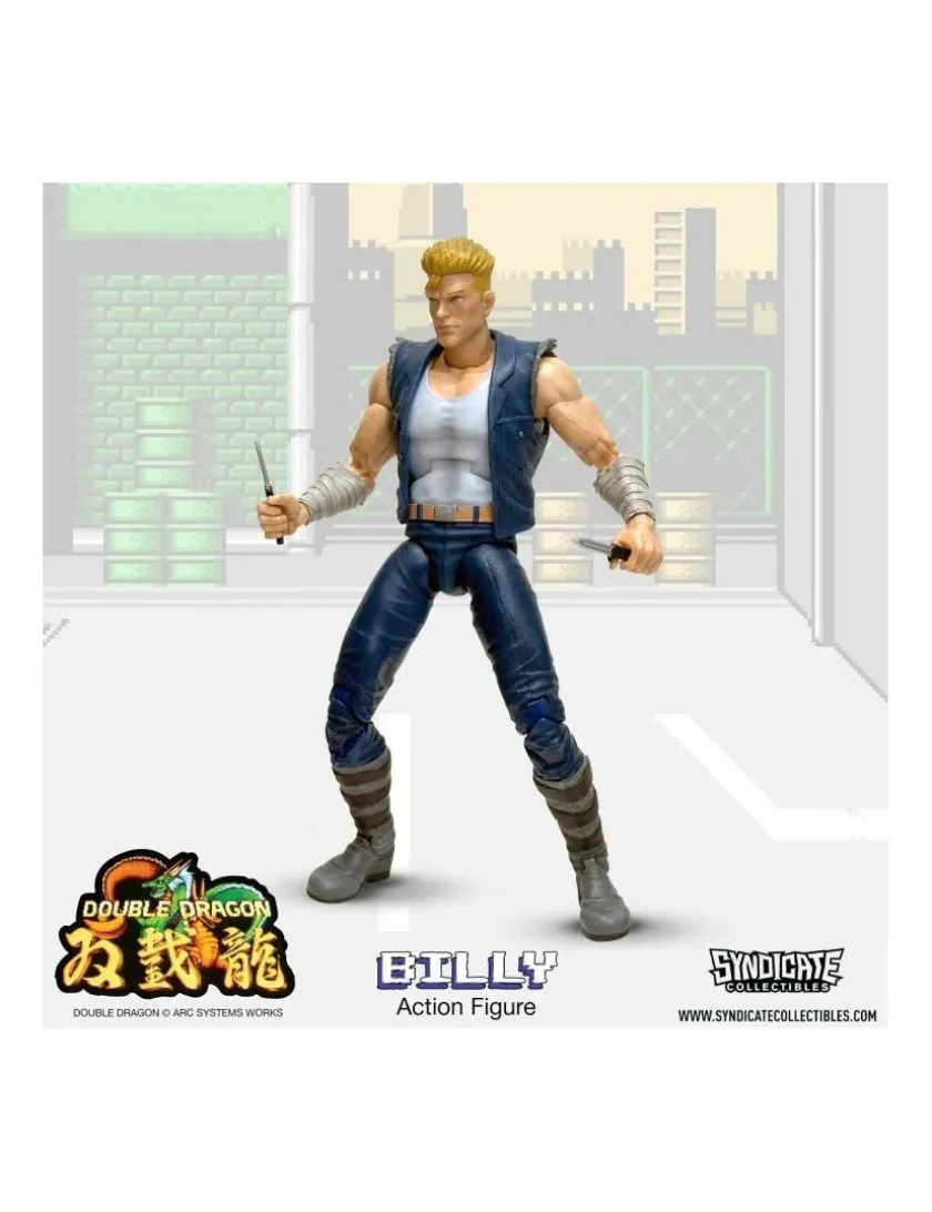 Syndicate Collectibles Double Dragon Billy Lee Deluxe Action Figure