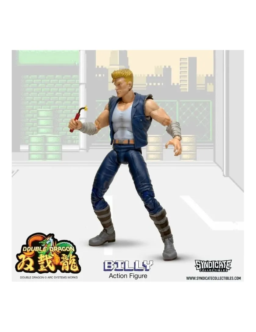 Syndicate Collectibles Double Dragon Billy Lee Deluxe Action Figure