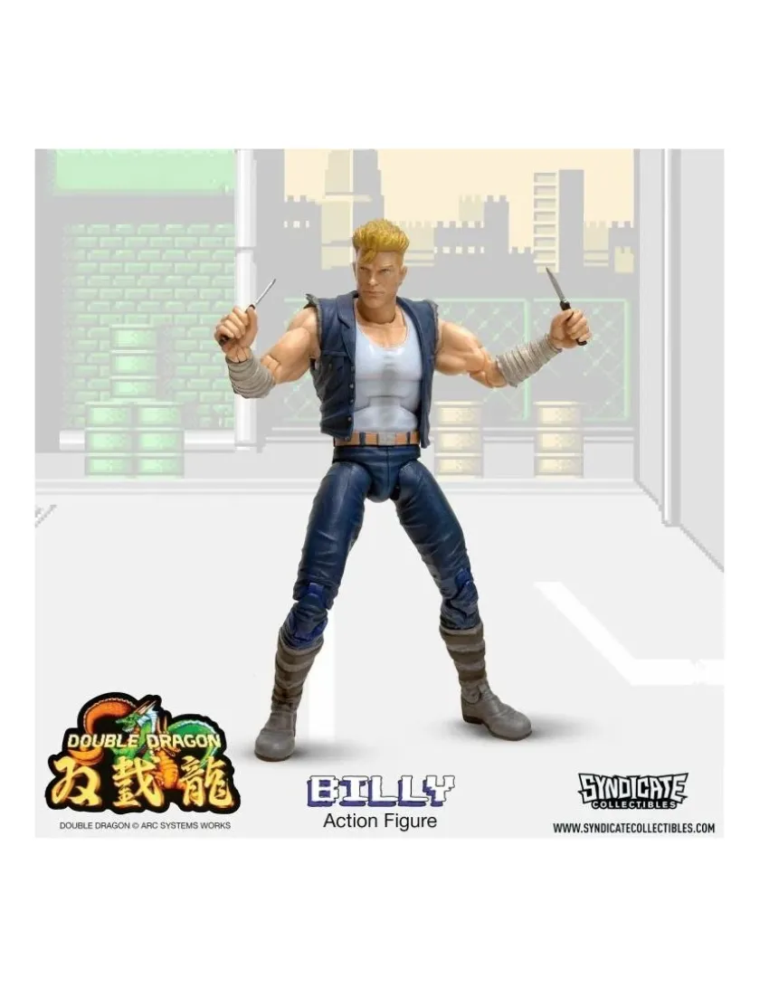 Syndicate Collectibles Double Dragon Billy Lee Deluxe Action Figure