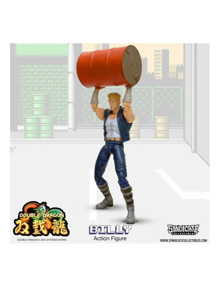 Syndicate Collectibles Double Dragon Billy Lee Deluxe Action Figure