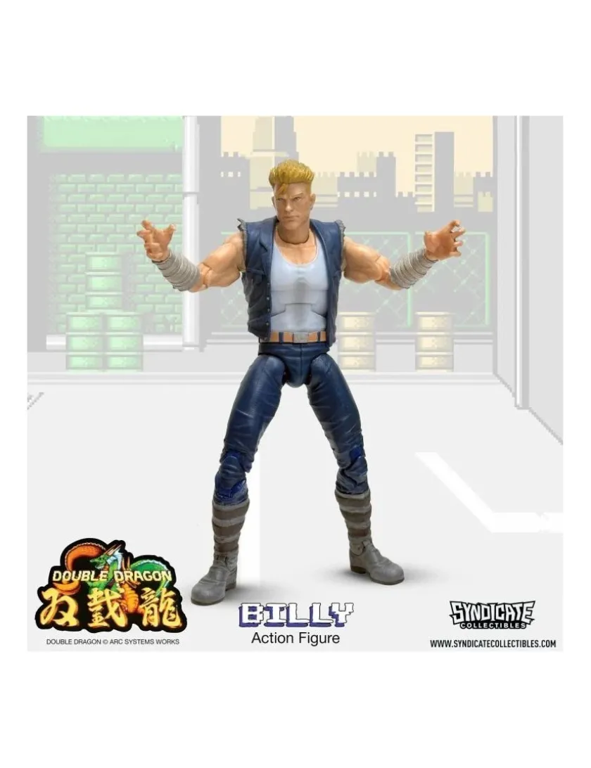 Syndicate Collectibles Double Dragon Billy Lee Deluxe Action Figure