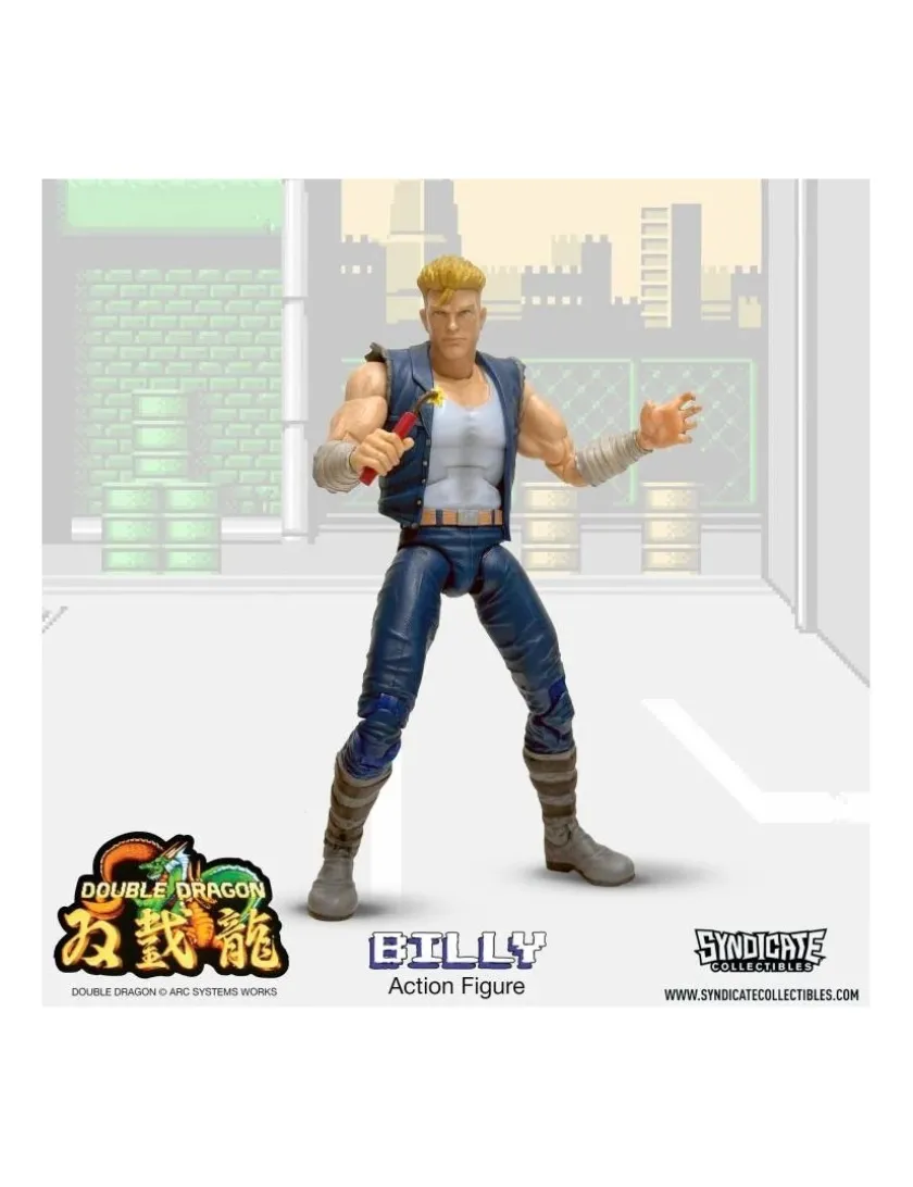 Syndicate Collectibles Double Dragon Billy Lee Deluxe Action Figure