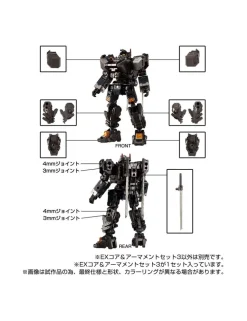 Takara Tomy Diaclone Reboot EX Core & Armament Set 3