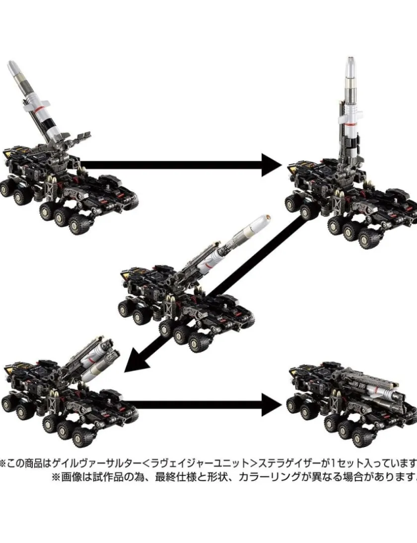 Takara Tomy Diaclone Reboot Tactical Mover Gale Versaulter Ravager Unit Stellar Gazer