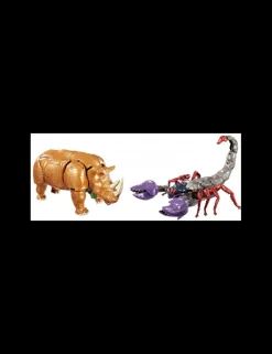 Takara Tomy Transformers Premium Finish Beast Wars RWVS-02 Rhinox VS Scorponok
