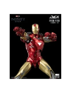 Threezero Avengers Infinity Saga DLX Collectible Figure Iron Man Mark VI 1/12 Scale