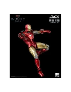 Threezero Avengers Infinity Saga DLX Collectible Figure Iron Man Mark VI 1/12 Scale