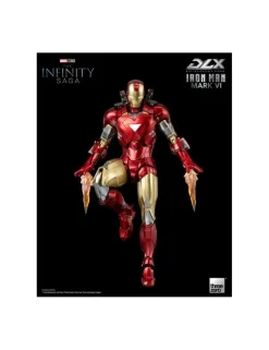 Threezero Avengers Infinity Saga DLX Collectible Figure Iron Man Mark VI 1/12 Scale