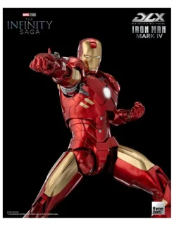 Threezero Avengers Infinity Saga DLX Collectible Figure Iron Man Mark IV 1/12 Scale