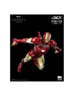 Threezero Avengers Infinity Saga DLX Collectible Figure Iron Man Mark VI 1/12 Scale