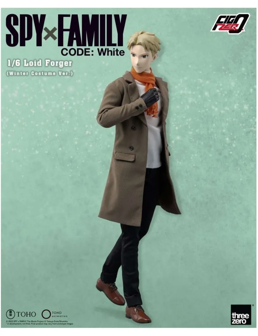 Threezero FigZero Spy X Family Code: White Loid Forger Winter Costume Version