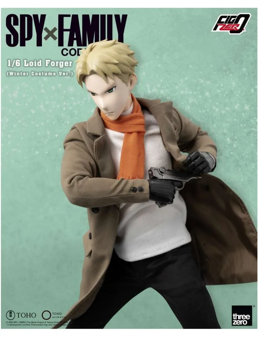 Threezero FigZero Spy X Family Code: White Loid Forger Winter Costume Version