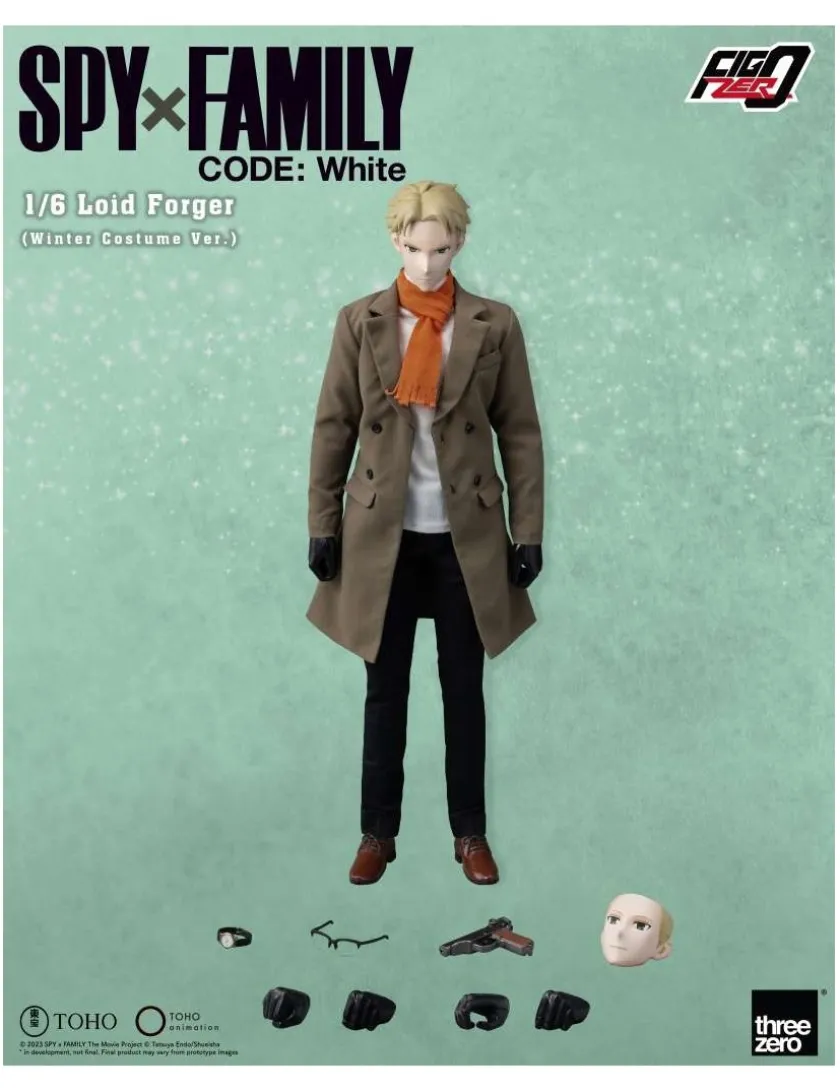 Threezero FigZero Spy X Family Code: White Loid Forger Winter Costume Version