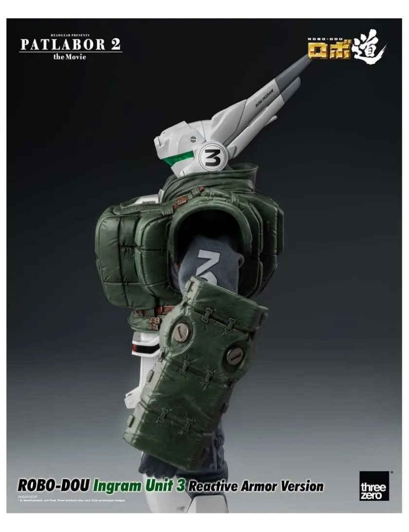 Threezero ROBO-DOU Mobile Police Patlabor 2: The Movie Ingram Unit 3 Reactive Armor Version
