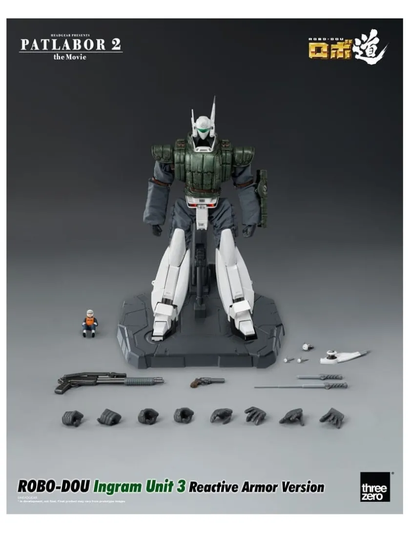Threezero ROBO-DOU Mobile Police Patlabor 2: The Movie Ingram Unit 3 Reactive Armor Version