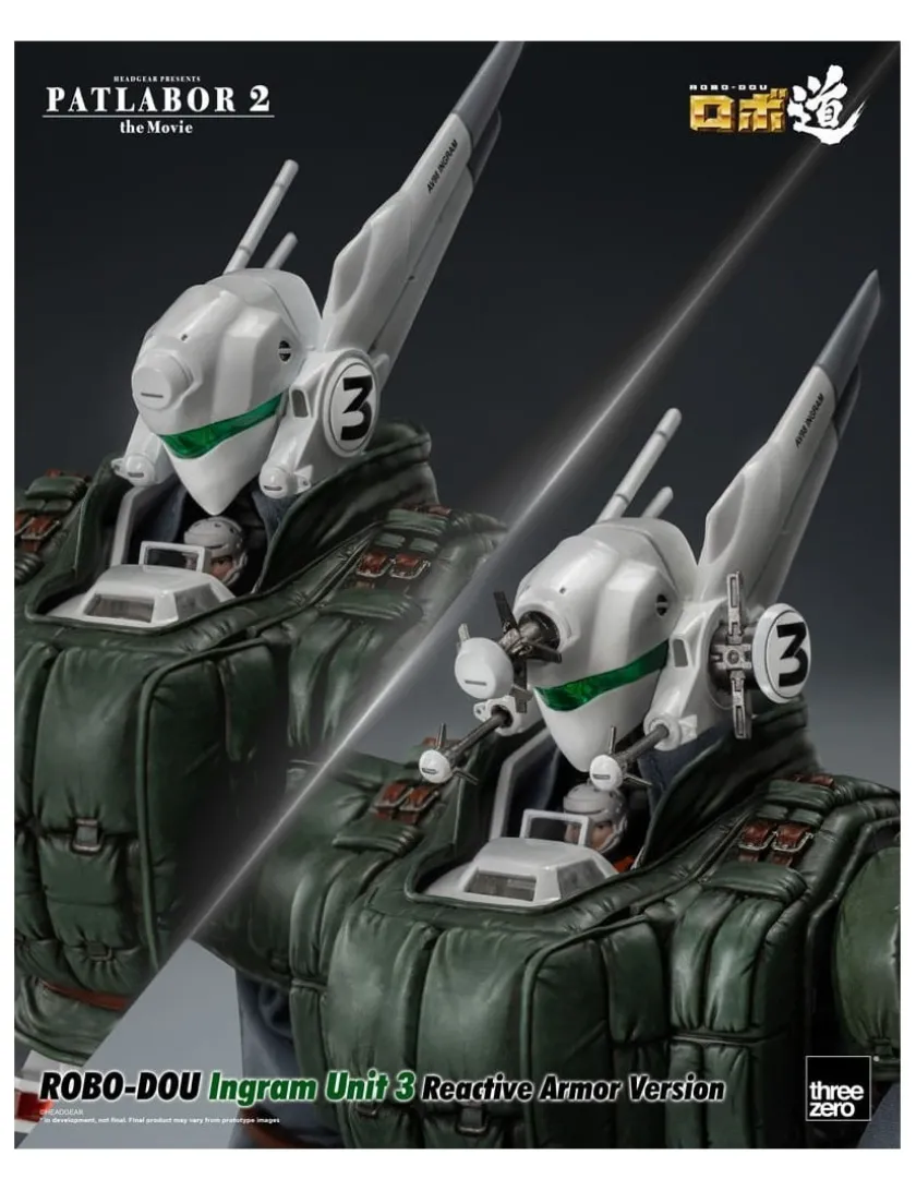 Threezero ROBO-DOU Mobile Police Patlabor 2: The Movie Ingram Unit 3 Reactive Armor Version