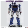 Threezero Transformers Bumblebee DLX Scale Collectible Figure Series Soundwave & Ravage