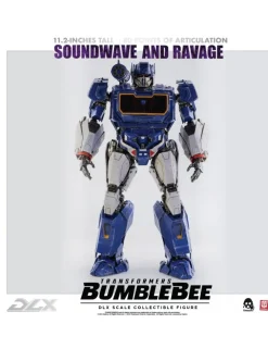 Threezero Transformers Bumblebee DLX Scale Collectible Figure Series Soundwave & Ravage