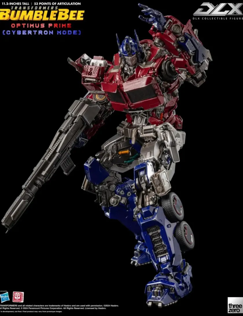 Threezero Transformers Bumblebee DLX Scale Collectible Figure Series Optimus Prime Cybertron Mode
