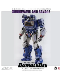 Threezero Transformers Bumblebee DLX Scale Collectible Figure Series Soundwave & Ravage
