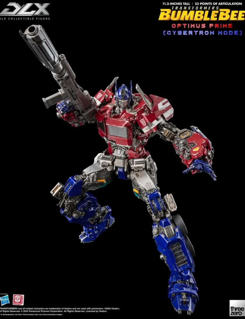 Threezero Transformers Bumblebee DLX Scale Collectible Figure Series Optimus Prime Cybertron Mode