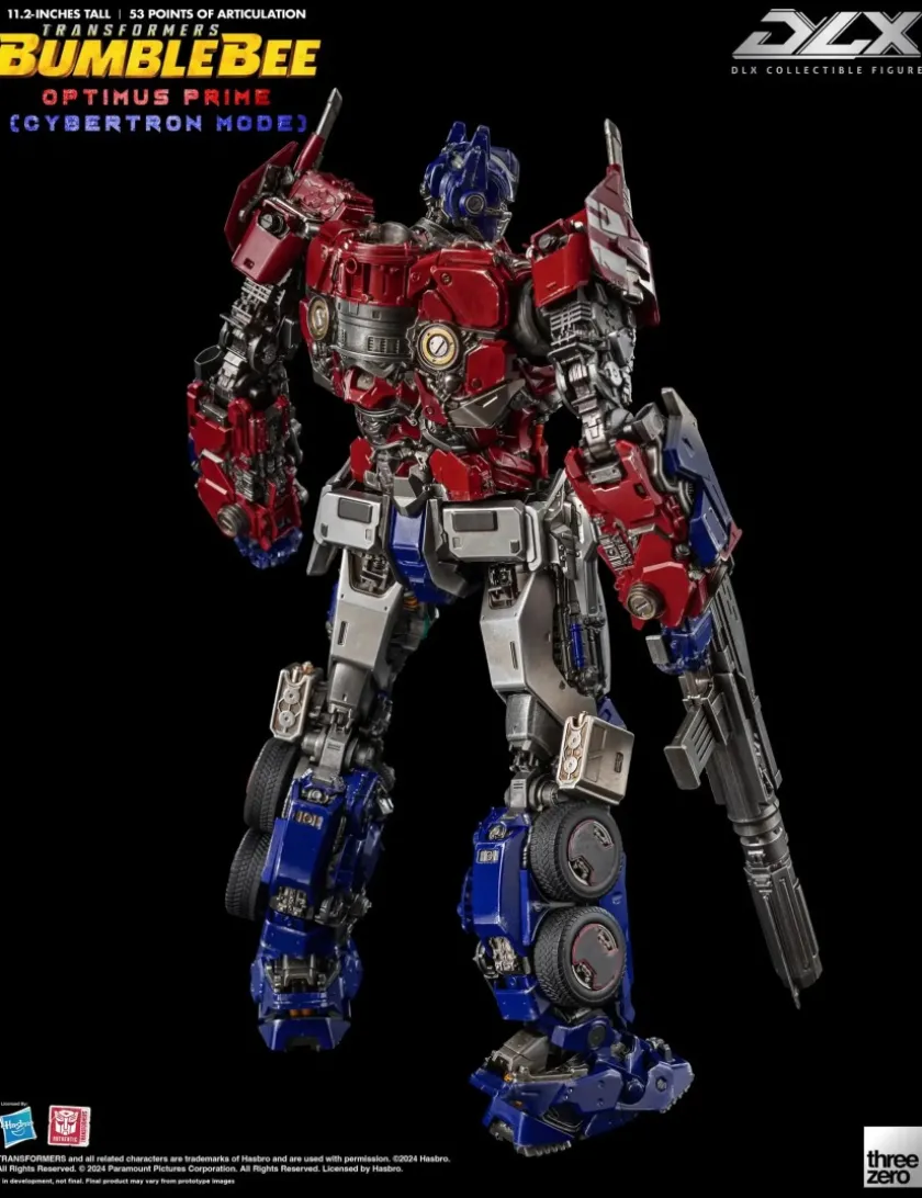 Threezero Transformers Bumblebee DLX Scale Collectible Figure Series Optimus Prime Cybertron Mode