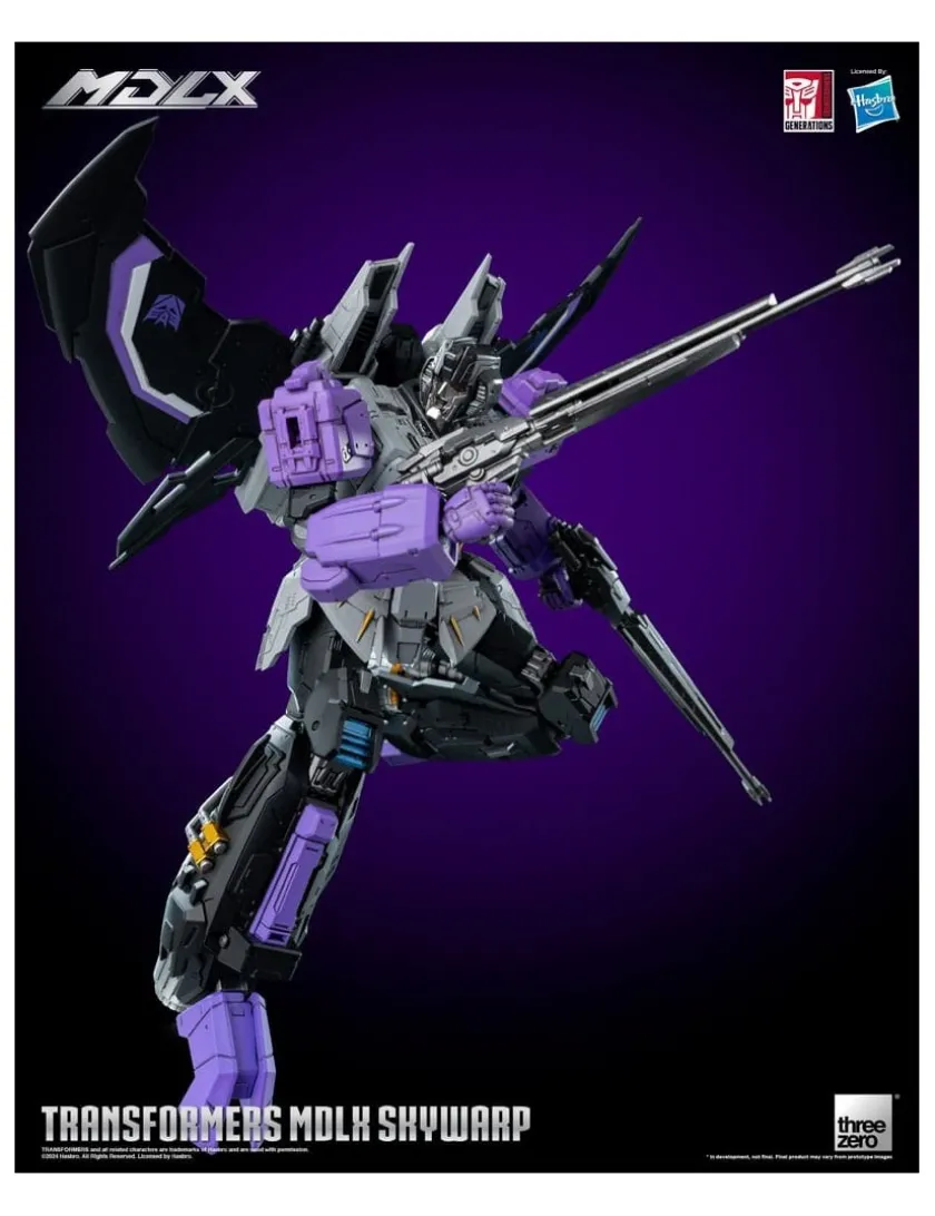 Threezero Transformers MDLX Articulated Figures Series Skywarp
