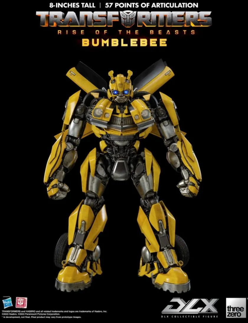 Threezero Transformers Rise of the Beasts DLX Scale Collectible Figure Series Bumblebee