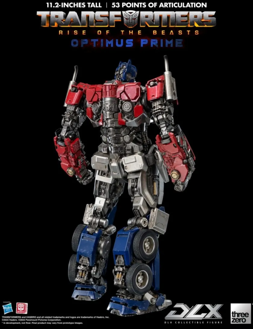 Threezero Transformers Rise of the Beasts DLX Scale Collectible Figure Series Optimus Prime