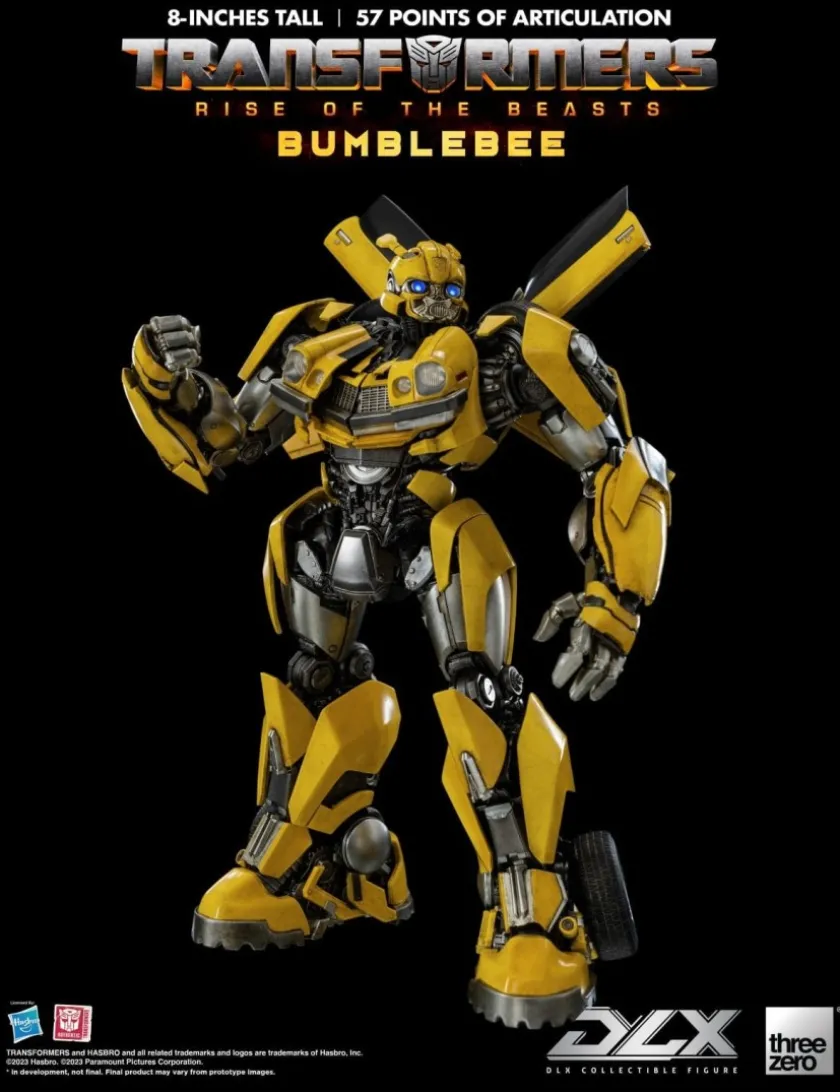 Threezero Transformers Rise of the Beasts DLX Scale Collectible Figure Series Bumblebee