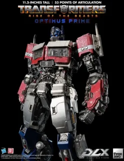 Threezero Transformers Rise of the Beasts DLX Scale Collectible Figure Series Optimus Prime