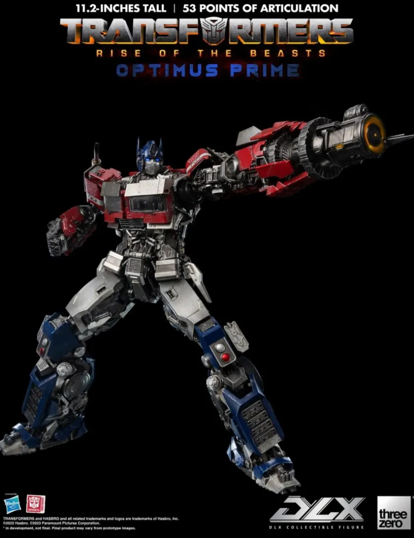 Threezero Transformers Rise of the Beasts DLX Scale Collectible Figure Series Optimus Prime
