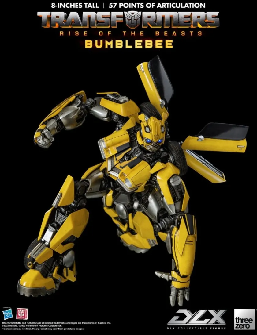 Threezero Transformers Rise of the Beasts DLX Scale Collectible Figure Series Bumblebee