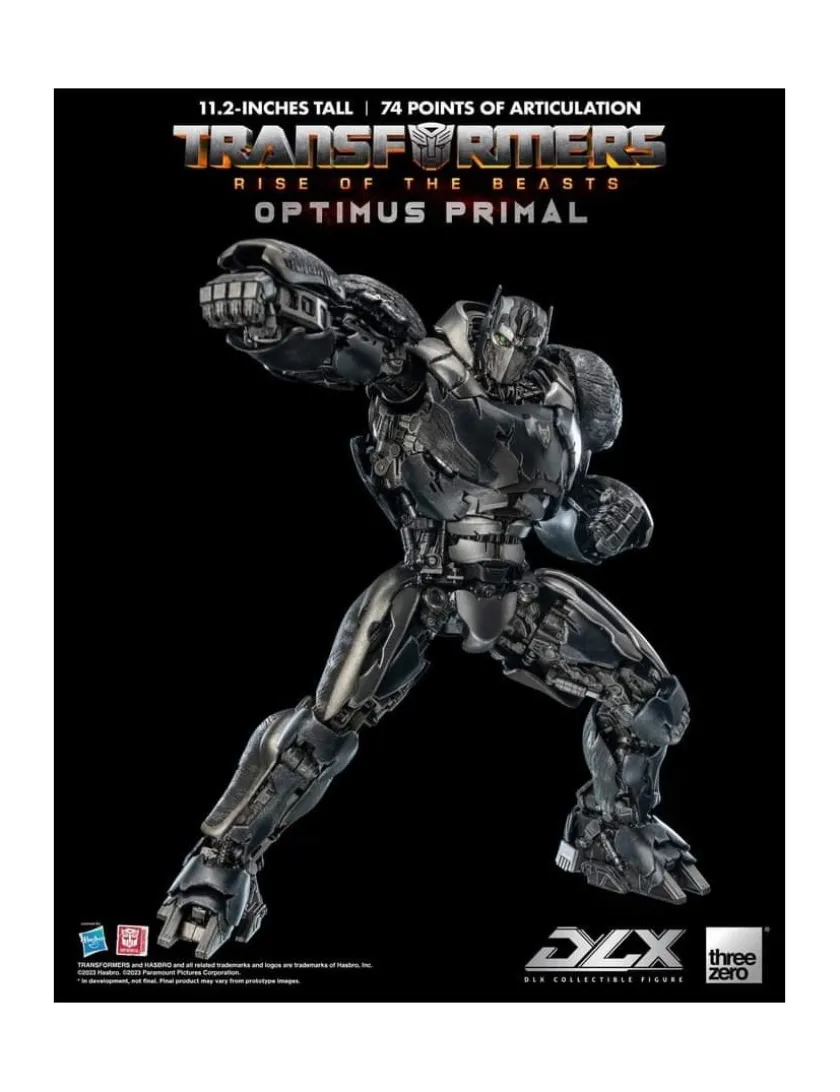Threezero Transformers Rise of the Beasts DLX Scale Collectible Figure Series Optimus Primal