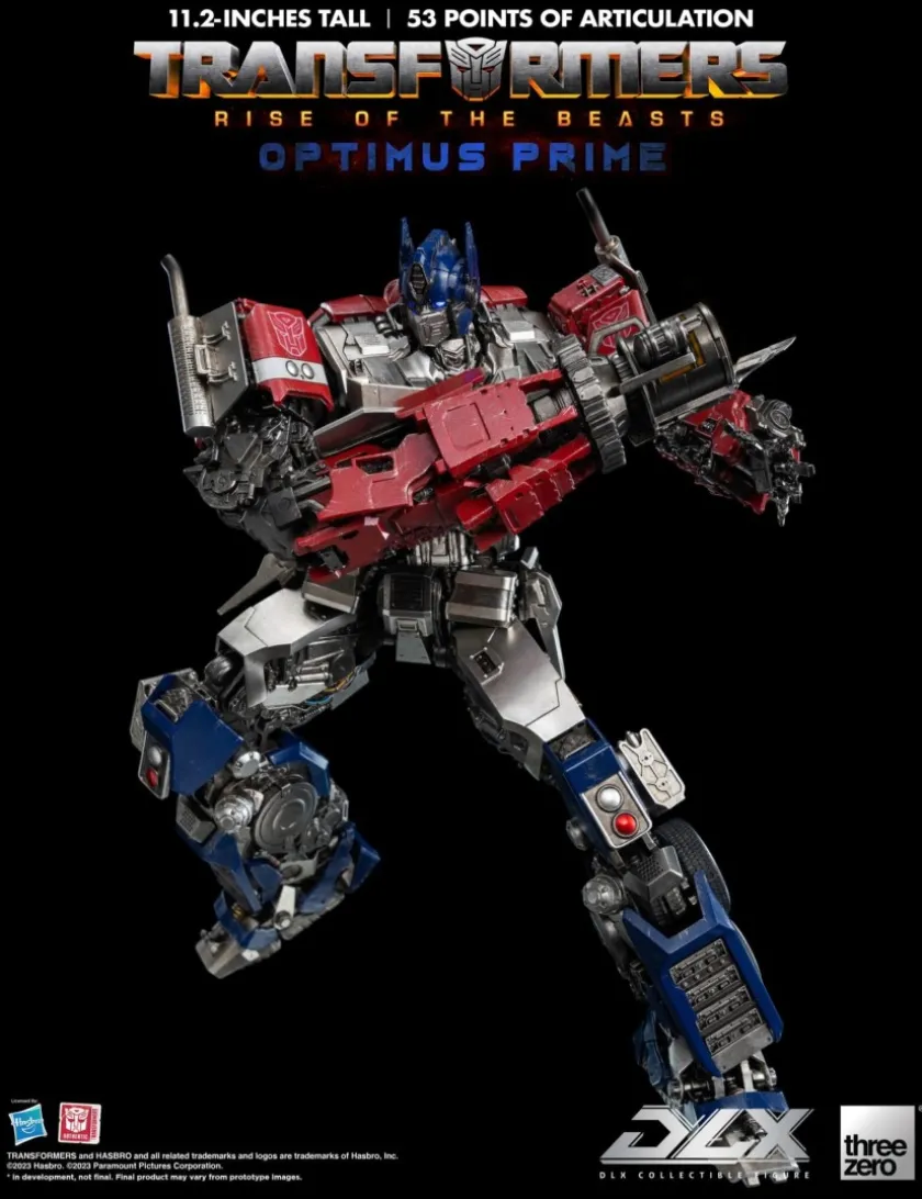 Threezero Transformers Rise of the Beasts DLX Scale Collectible Figure Series Optimus Prime