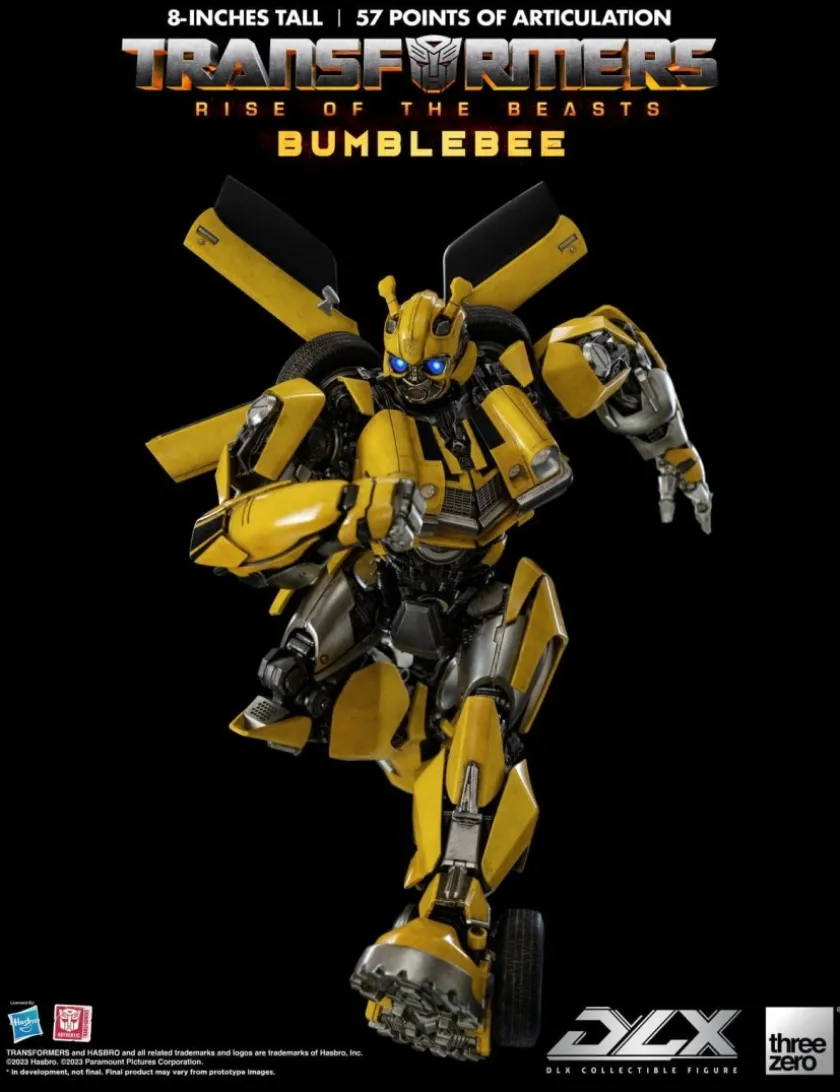 Threezero Transformers Rise of the Beasts DLX Scale Collectible Figure Series Bumblebee