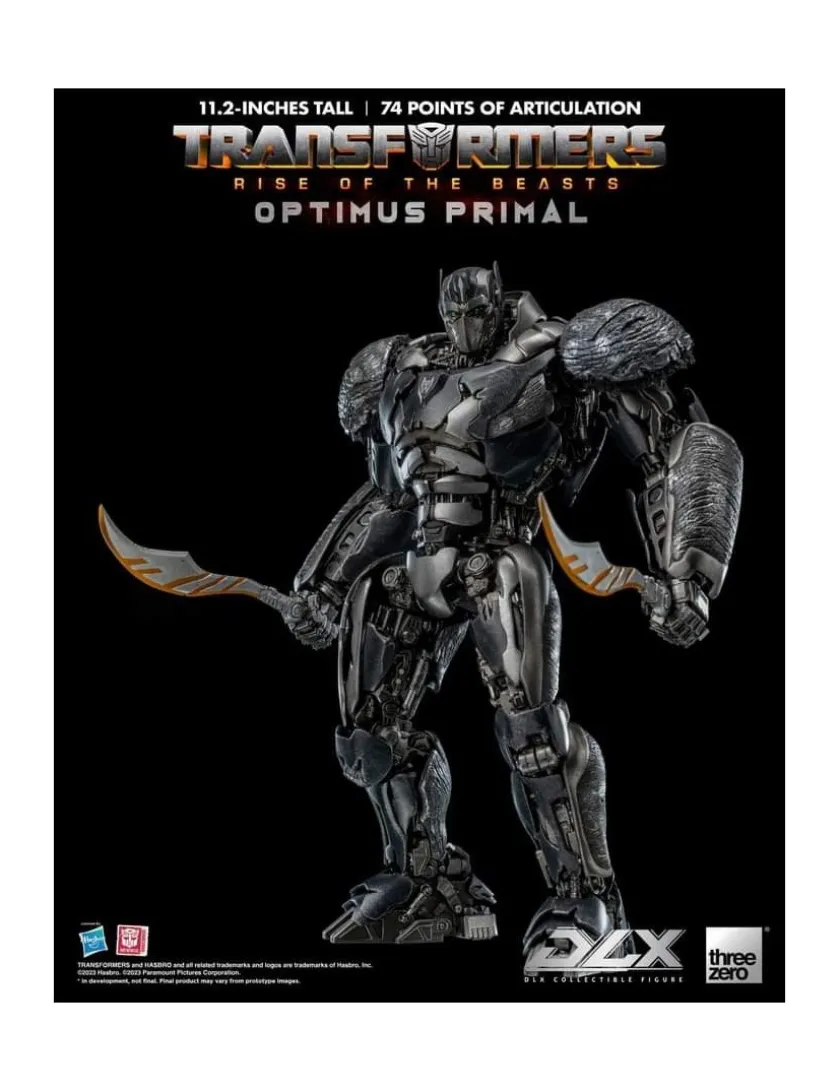 Threezero Transformers Rise of the Beasts DLX Scale Collectible Figure Series Optimus Primal
