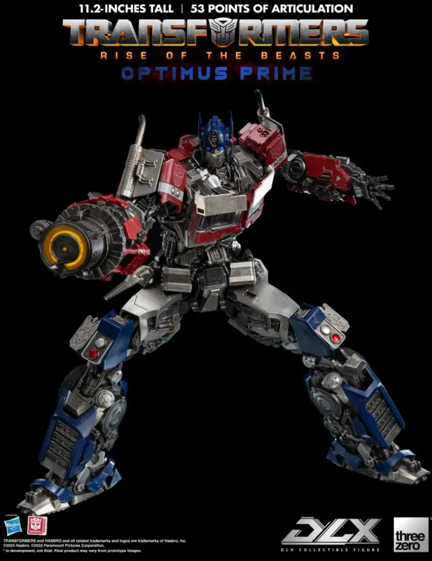 Threezero Transformers Rise of the Beasts DLX Scale Collectible Figure Series Optimus Prime