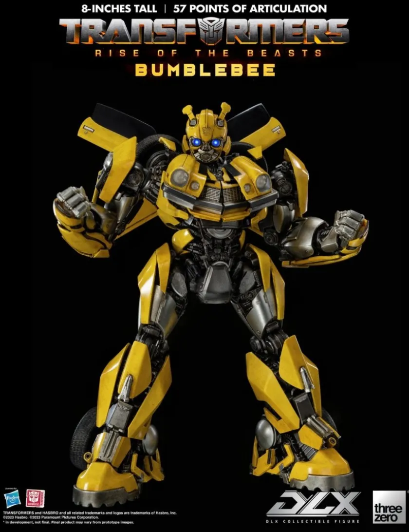 Threezero Transformers Rise of the Beasts DLX Scale Collectible Figure Series Bumblebee