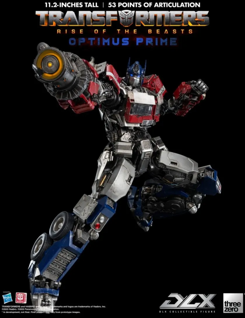 Threezero Transformers Rise of the Beasts DLX Scale Collectible Figure Series Optimus Prime