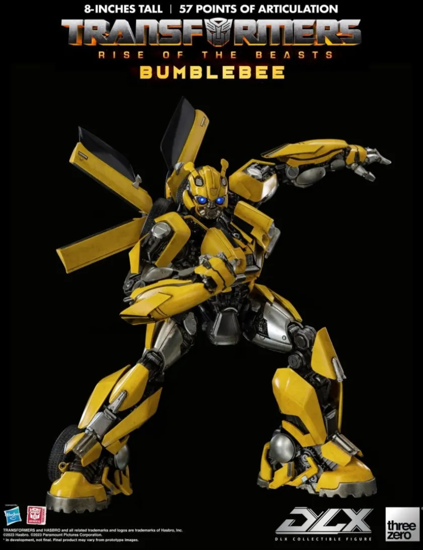 Threezero Transformers Rise of the Beasts DLX Scale Collectible Figure Series Bumblebee