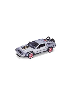 Welly Back To The Future III Time Machine Delorean 1/24 Scale